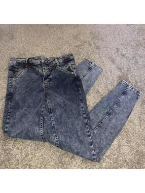 Free People Women's Blue and Navy Trousers